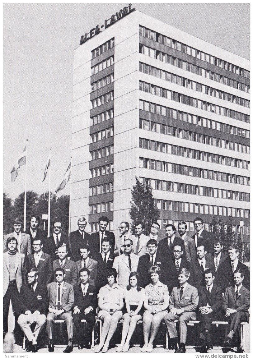 ALFA LAVAL INTERNATIONAL SALES COURSE 1971 - Other & Unclassified