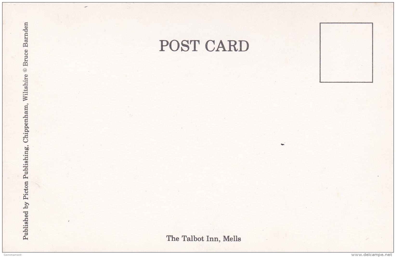 MELLS - THE TALBOT INN . REPRINT - Other & Unclassified