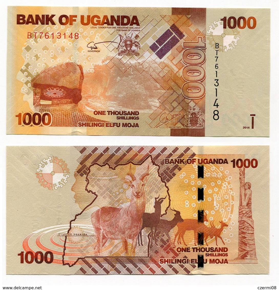 Uganda - 1000 Shillings 2014 - Uganda