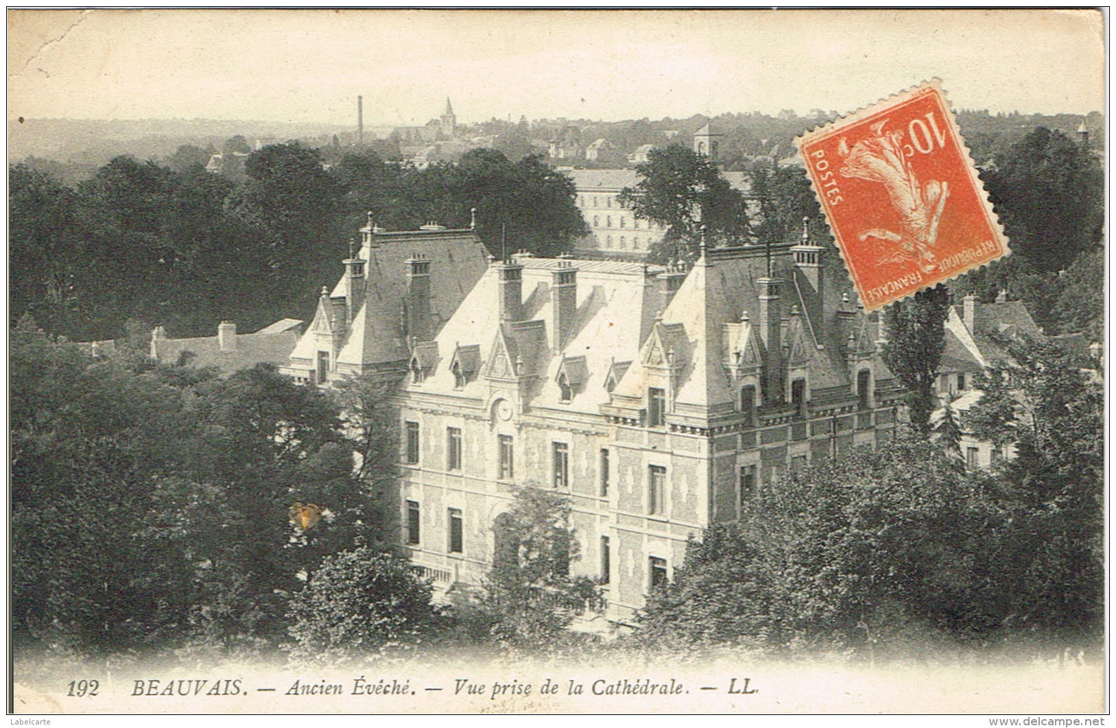 OISE 60.BEAUVAIS ANCIEN EVECHE VUE PRISE DE LA CATHEDRALE - Beauvais