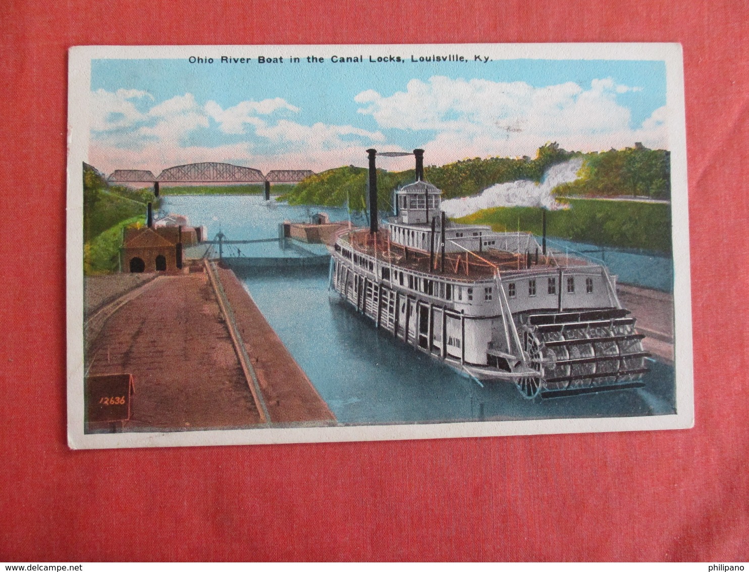 Ohio River Boat In Canal Locks    - Kentucky > Louisville Ref 3034 - Louisville