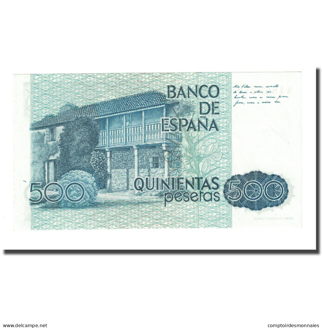 Billet, Espagne, 500 Pesetas, 1979-10-23, KM:157, NEUF - [ 4] 1975-…: Juan Carlos I.