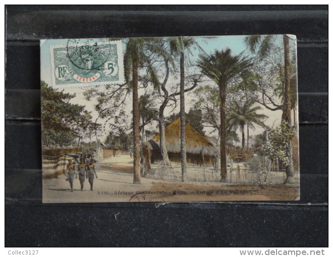 Z23  - Afrique Occidentale - Senegal -  Entrée D'un Village - Collection Fortier - Sénégal