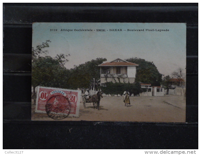 Z23  - Afrique Occidentale - Senegal -  Daker - Boulevard Pinet Laprade - Collection Fortier - Sénégal