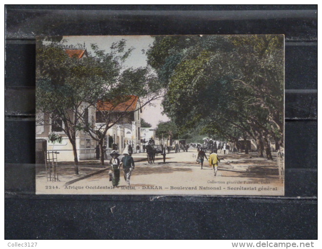 Z23  - Afrique Occidentale - Senegal -  Daker - Boulevard National - Secrétariat Général - Collection Fortier - Sénégal