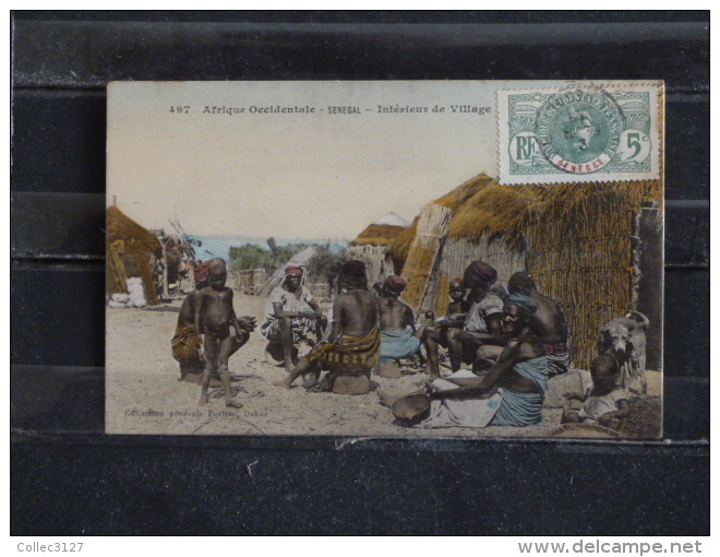 Z23  - Afrique Occidentale - Senegal -  Intérieur De Village - Collection Fortier - Sénégal