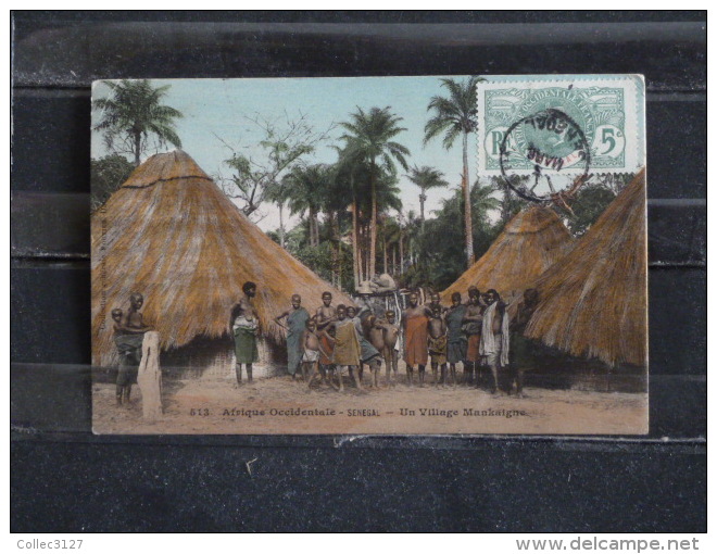 Z23  - Afrique Occidentale - Sénégal - Un Village Mankaigne - Collection Fortier - Sénégal