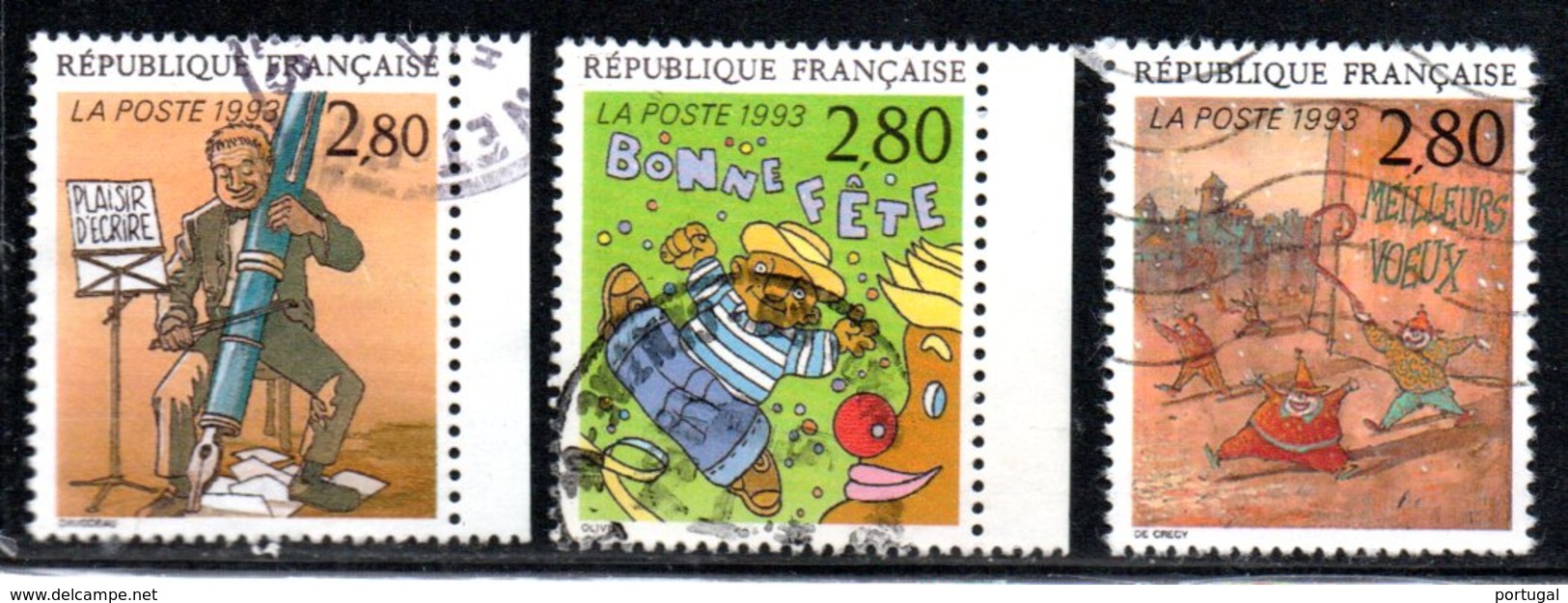 N° 2837,41,44  - 1993 - Gebraucht