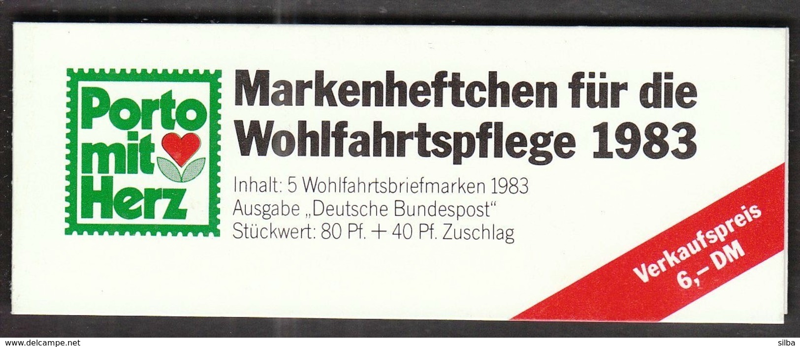 Germany 1983 / Wohlfahrtspflege / Flowers / Markenheftchen, Booklet, Carnet MNH