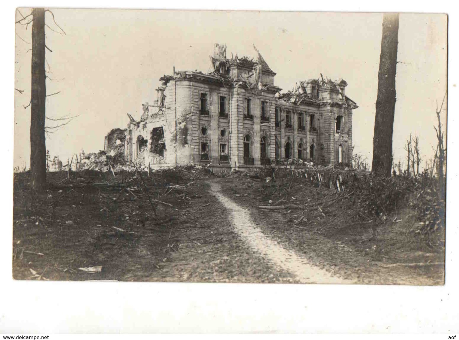 7508 HOLLEBEKE Château Blanc Carte Photo - Altri & Non Classificati