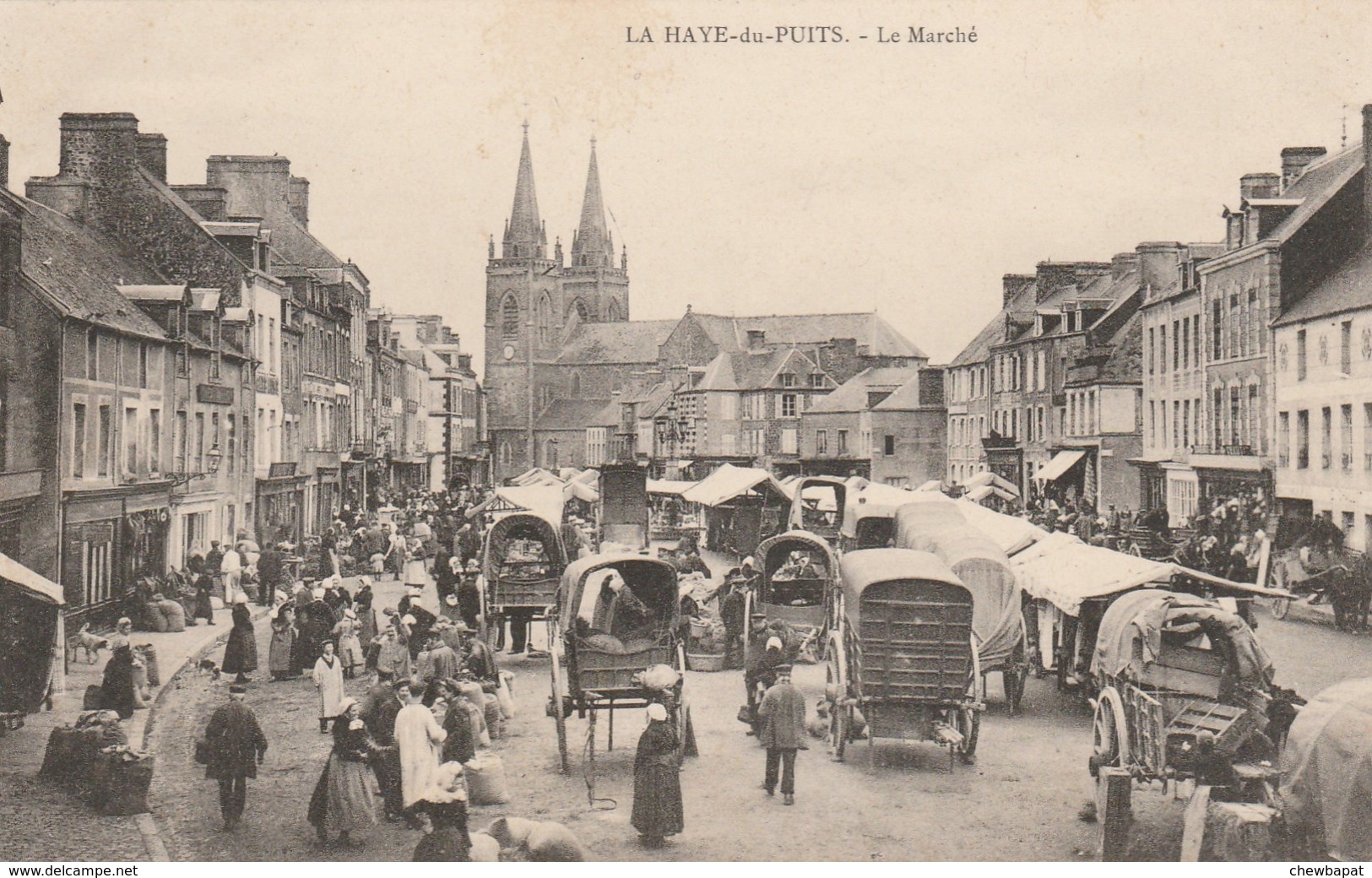 La Haye-du-Puits - Le Marché - Autres & Non Classés