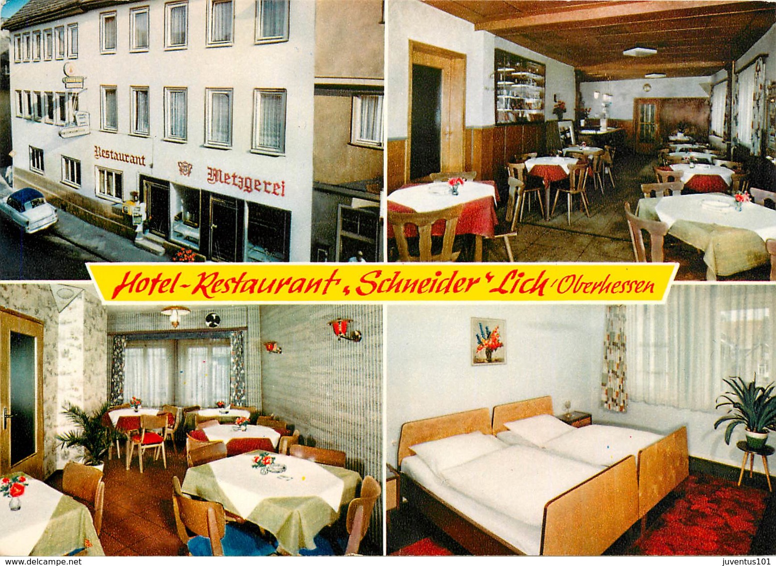 CPSM Lich-Hotel Restaurant Schneider                             L2654 - Lich