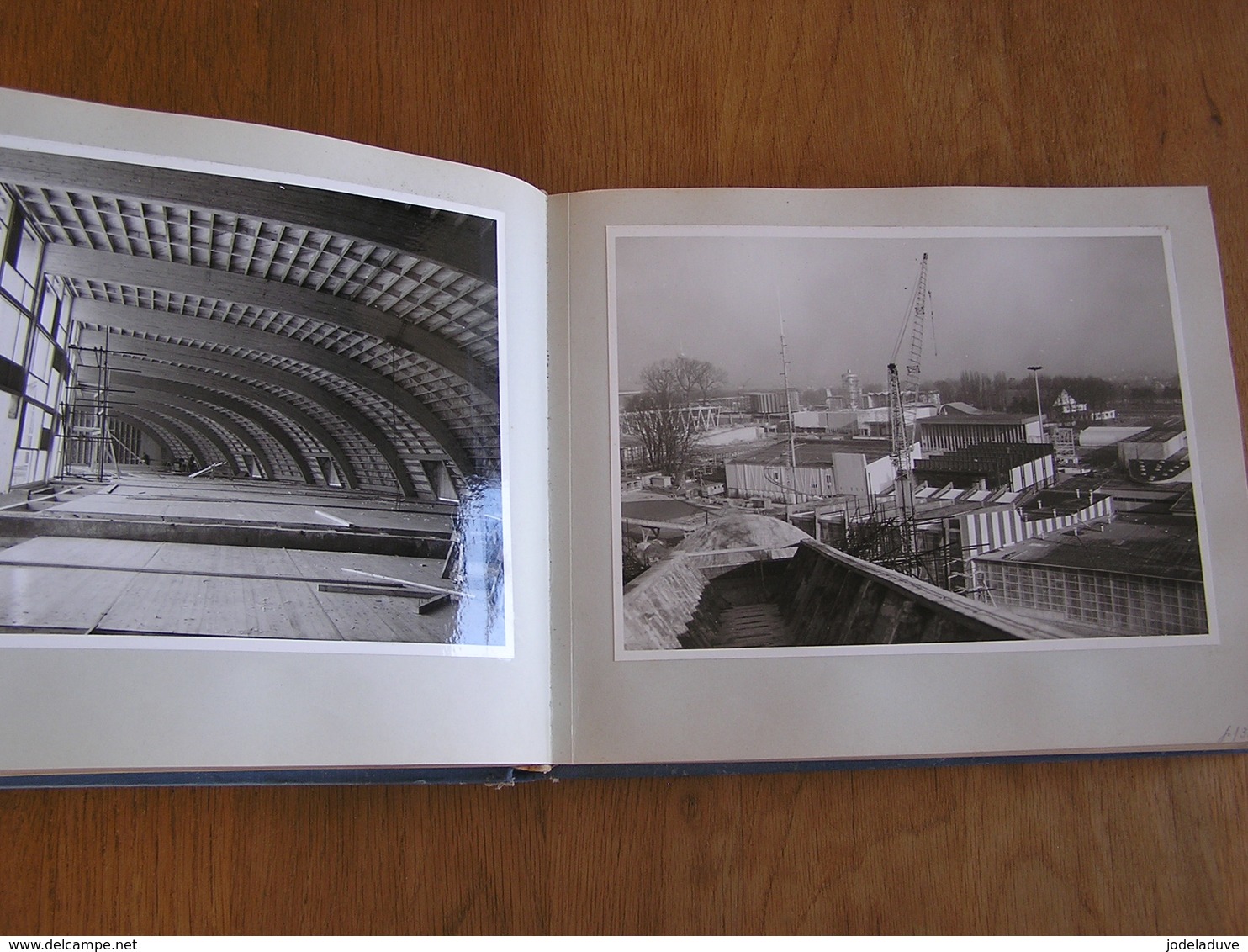 EXPO 58 Rare Album Photos Grandes Photographies 22,5 X 17,5 Atomium Construction Exposition Universelle 1958 Bruxelles