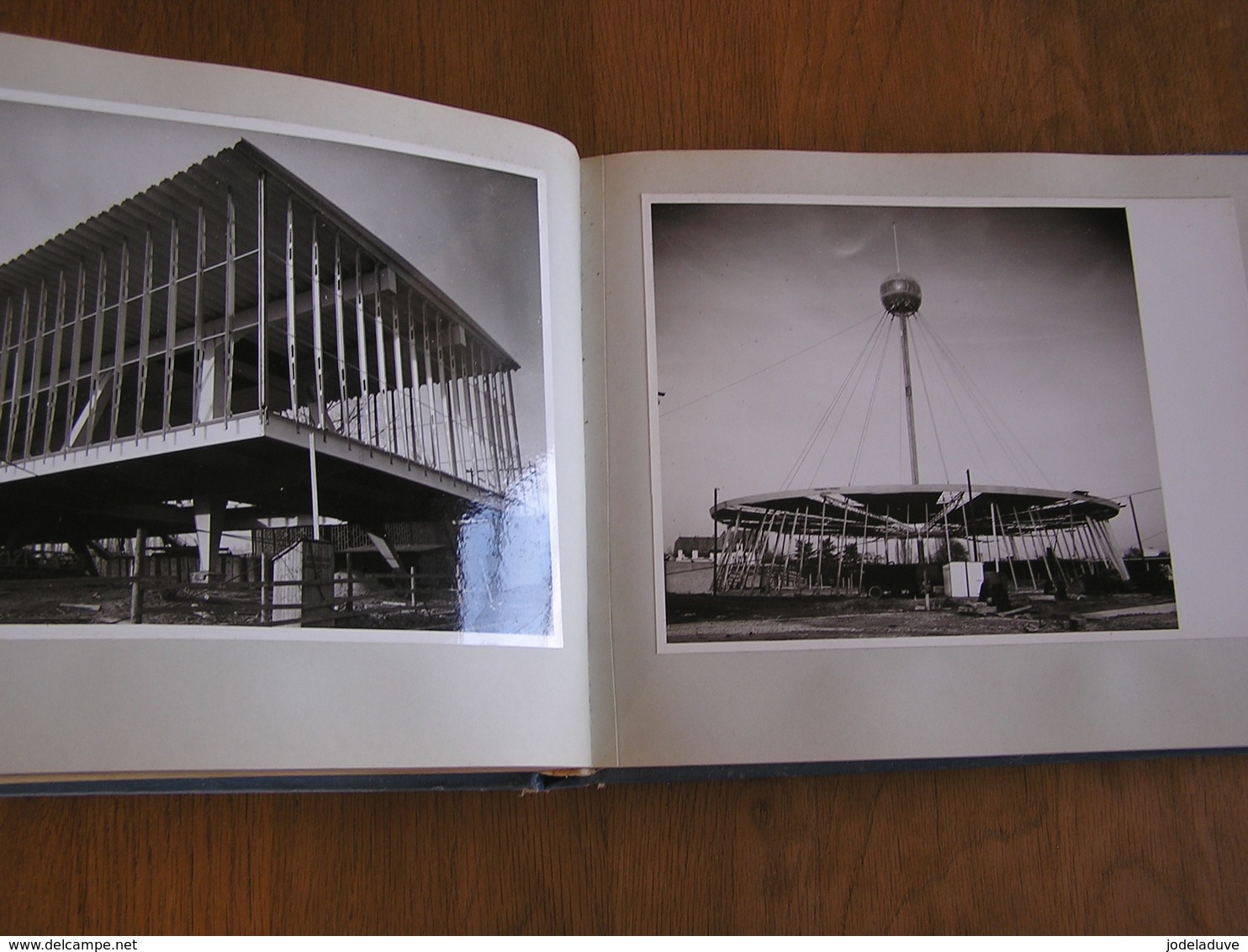 EXPO 58 Rare Album Photos Grandes Photographies 22,5 X 17,5 Atomium Construction Exposition Universelle 1958 Bruxelles