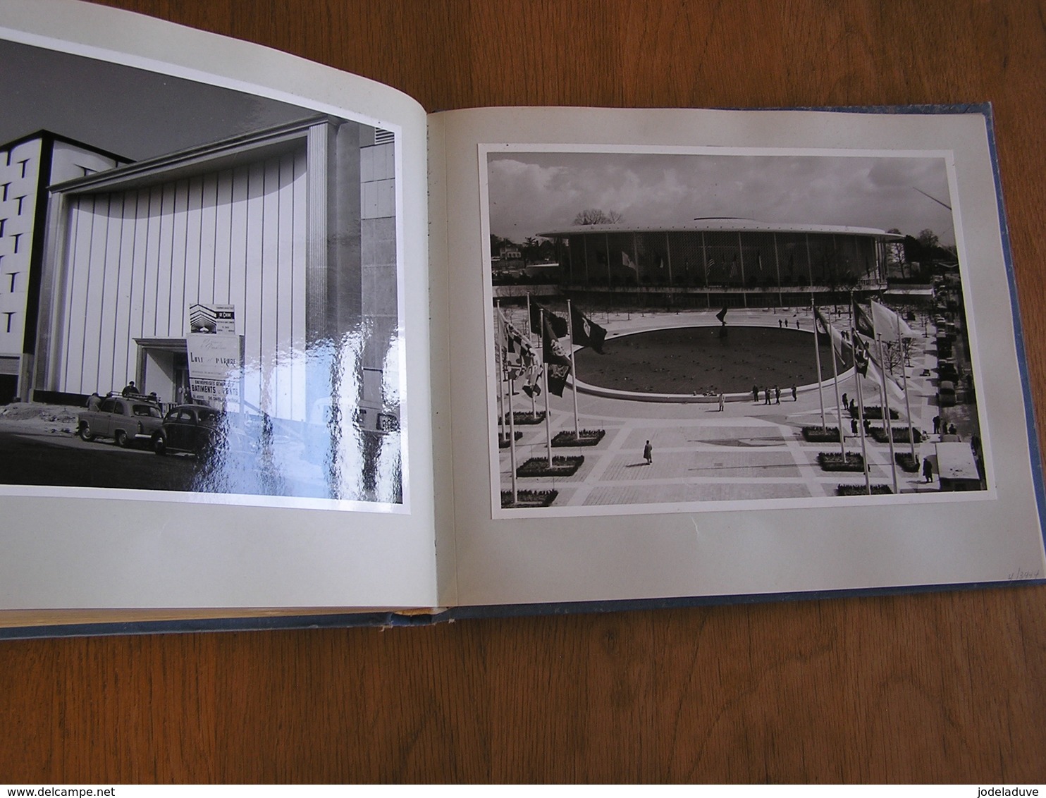 EXPO 58 Rare Album Photos Grandes Photographies 22,5 X 17,5 Atomium Construction Exposition Universelle 1958 Bruxelles