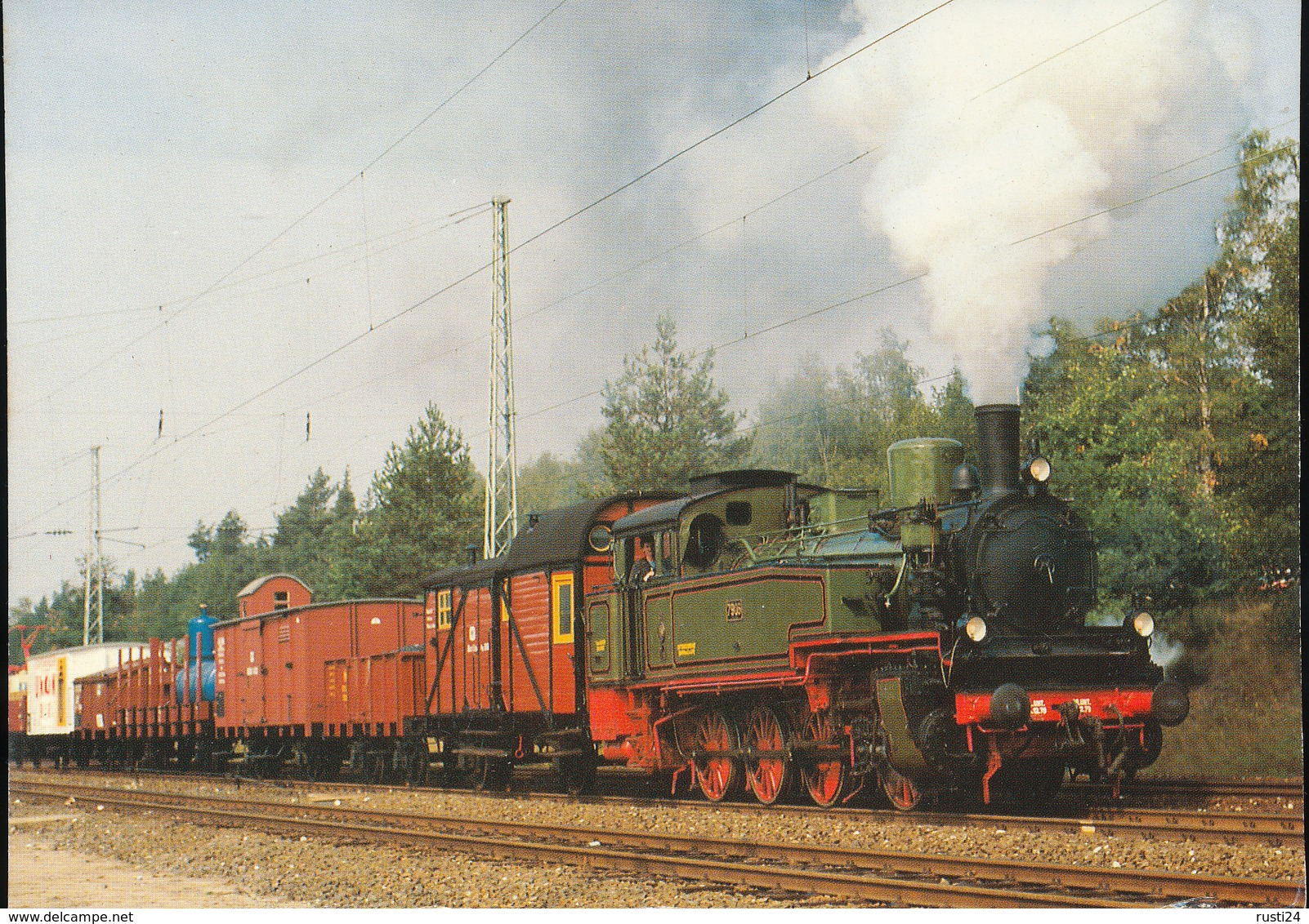 Guterzug - Tenderlokomoptive T 13 " 7906 Stettin " - Eisenbahnen