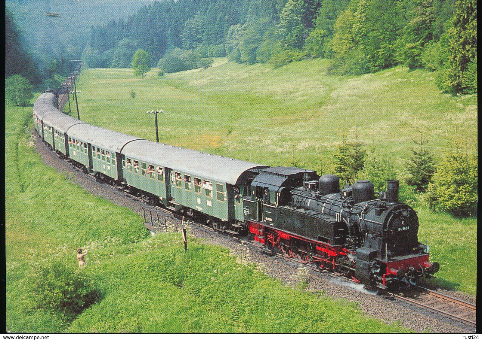 Guterzug - Tenderlokomotive 94 1538 - Eisenbahnen