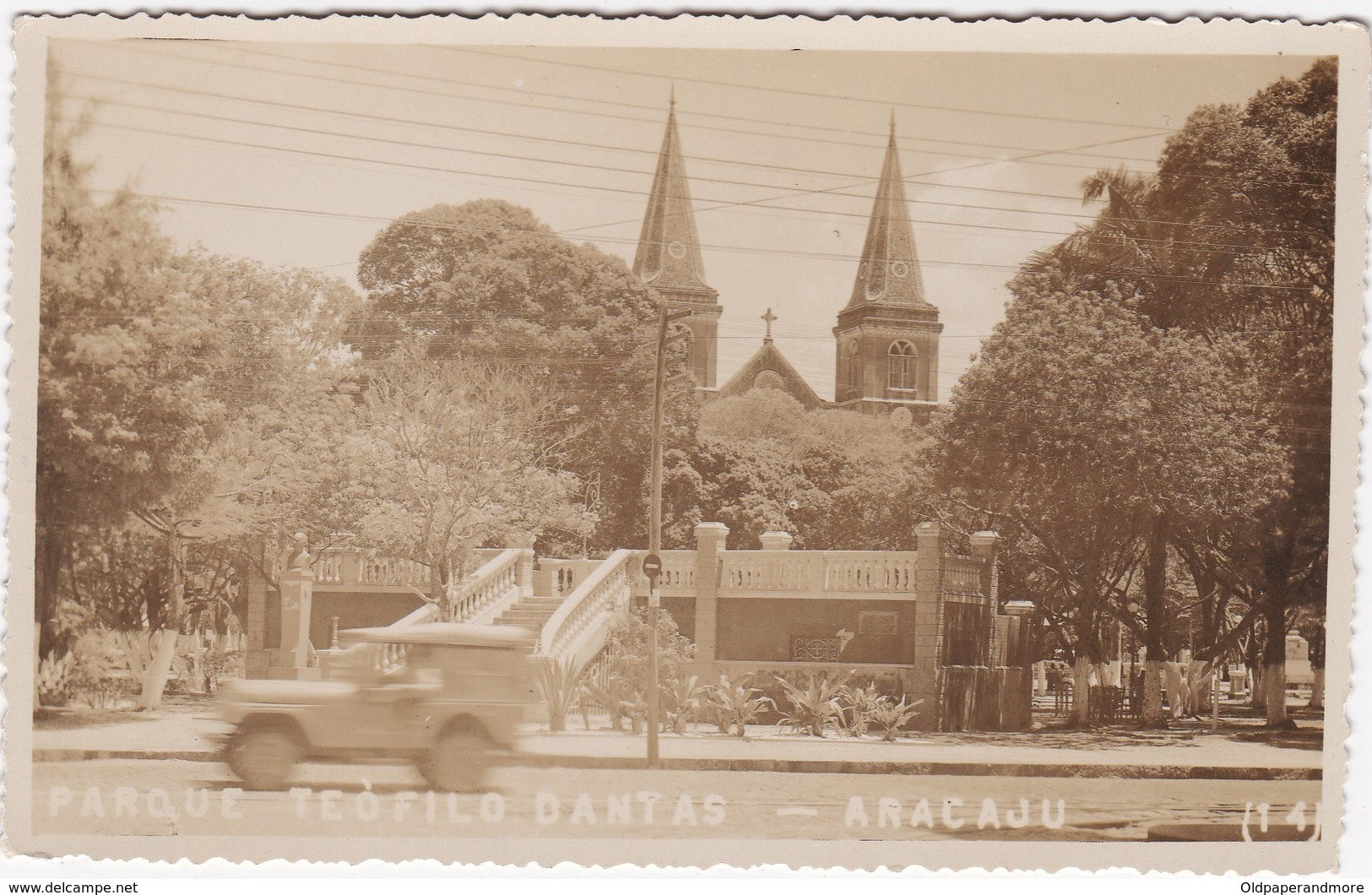 RPPC  BRASIL BRAZIL - ARACAJU - PARQUE TEÓFILO DANTAS - Aracaju