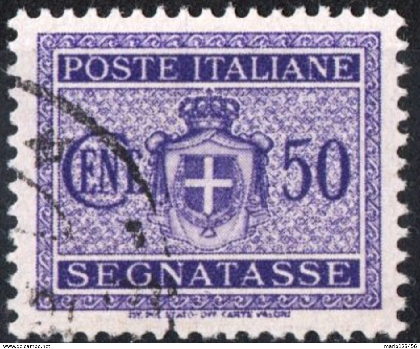 ITALIA, ITALY, REGNO, KINGDOM, SEGNATASSE, POSTAGE DUE, 1934, FRANCOBOLLO USATO YT T34   Scott J34 - Segnatasse