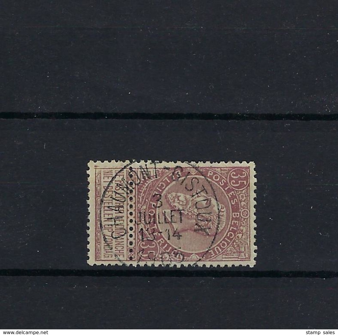 N°61 GESTEMPELD Chaumont-Gistoux 1905 COBA € 22,50 SUPERBE - 1893-1900 Fine Barbe