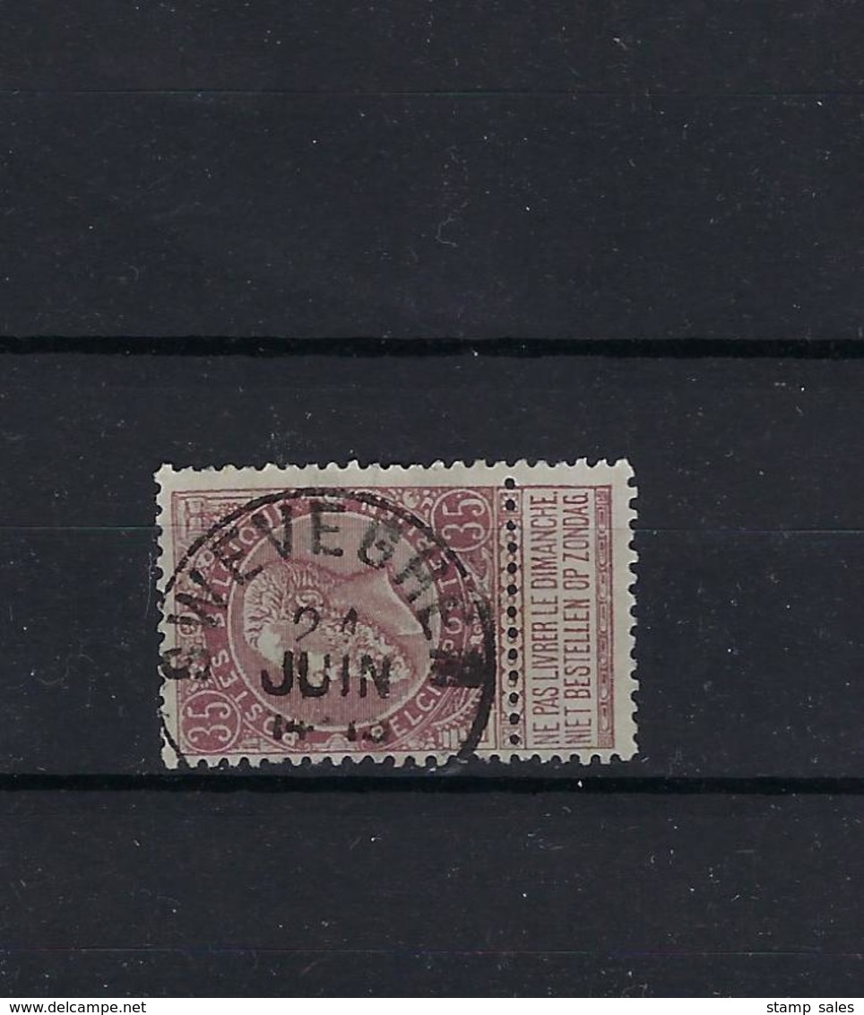 N°61 GESTEMPELD Sweveghem COBA € 5,00 SUPERBE - 1893-1900 Fine Barbe