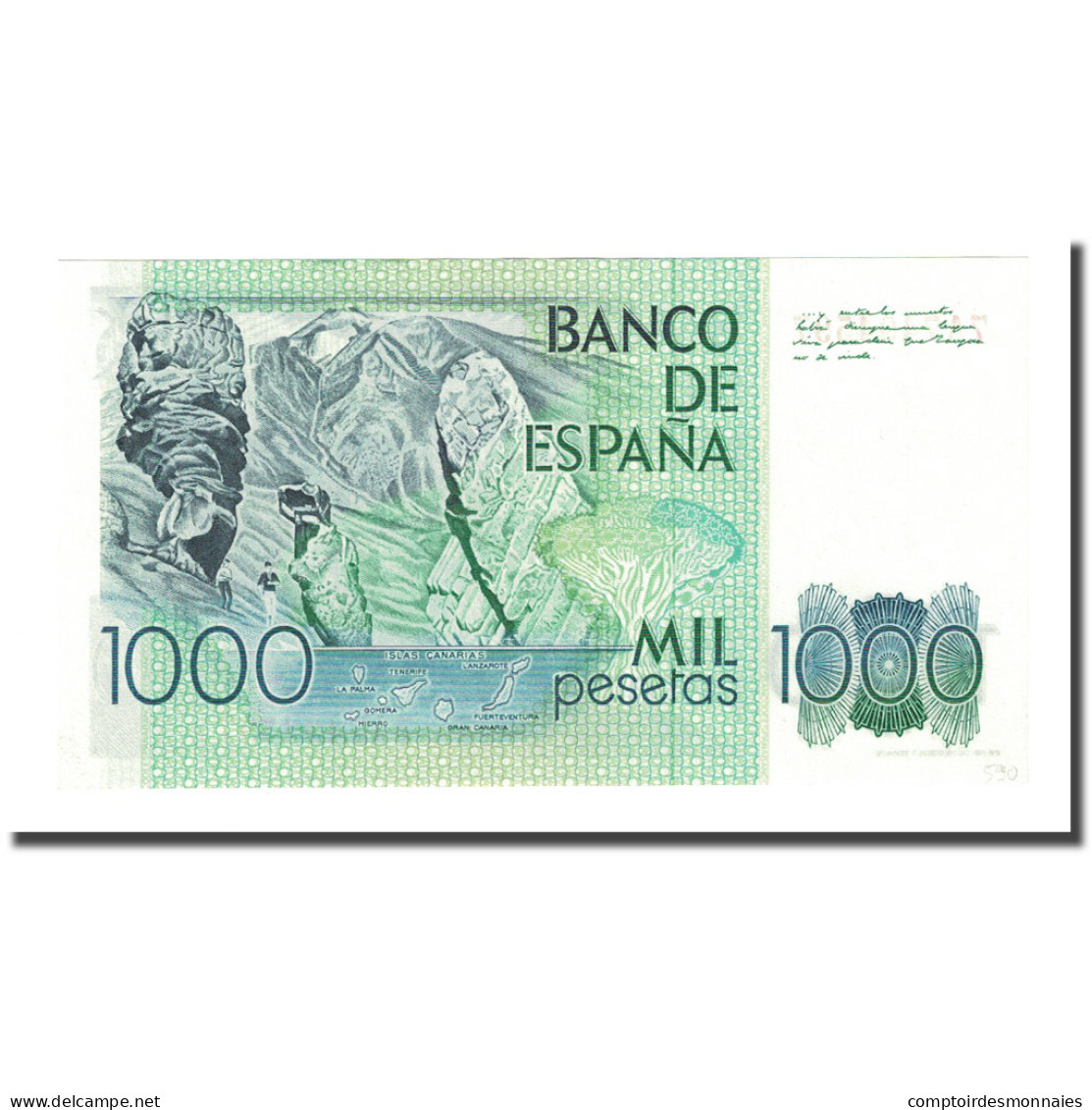 Billet, Espagne, 1000 Pesetas, 1979-10-23, KM:158, NEUF - [ 4] 1975-… : Juan Carlos I