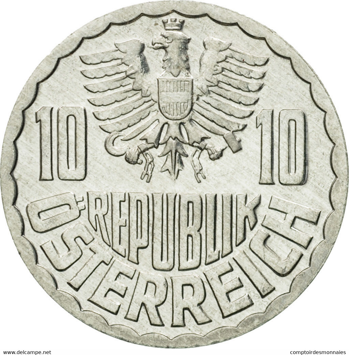 Monnaie, Autriche, 10 Groschen, 1978, Vienna, SPL, Aluminium, KM:2878 - Autriche