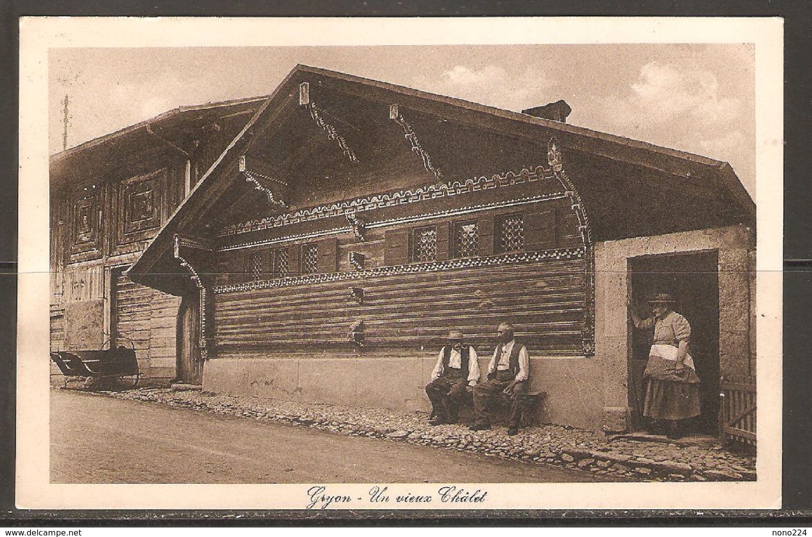 Carte P ( Suisse / Gryon / Un Vieux Châlet ) - Gryon