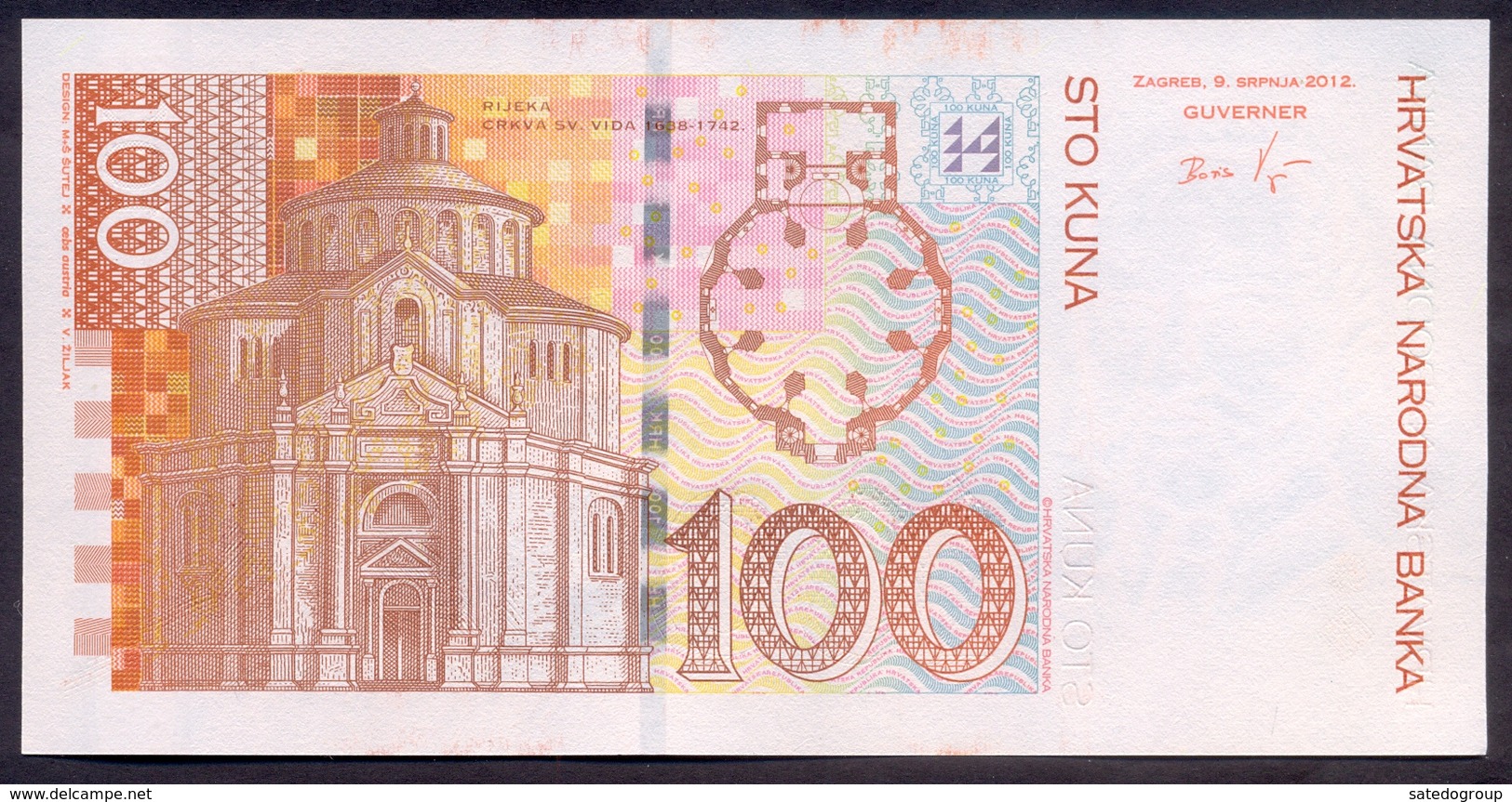 Croatia 100 Kuna 2012 UNC P- 41b - Croatie