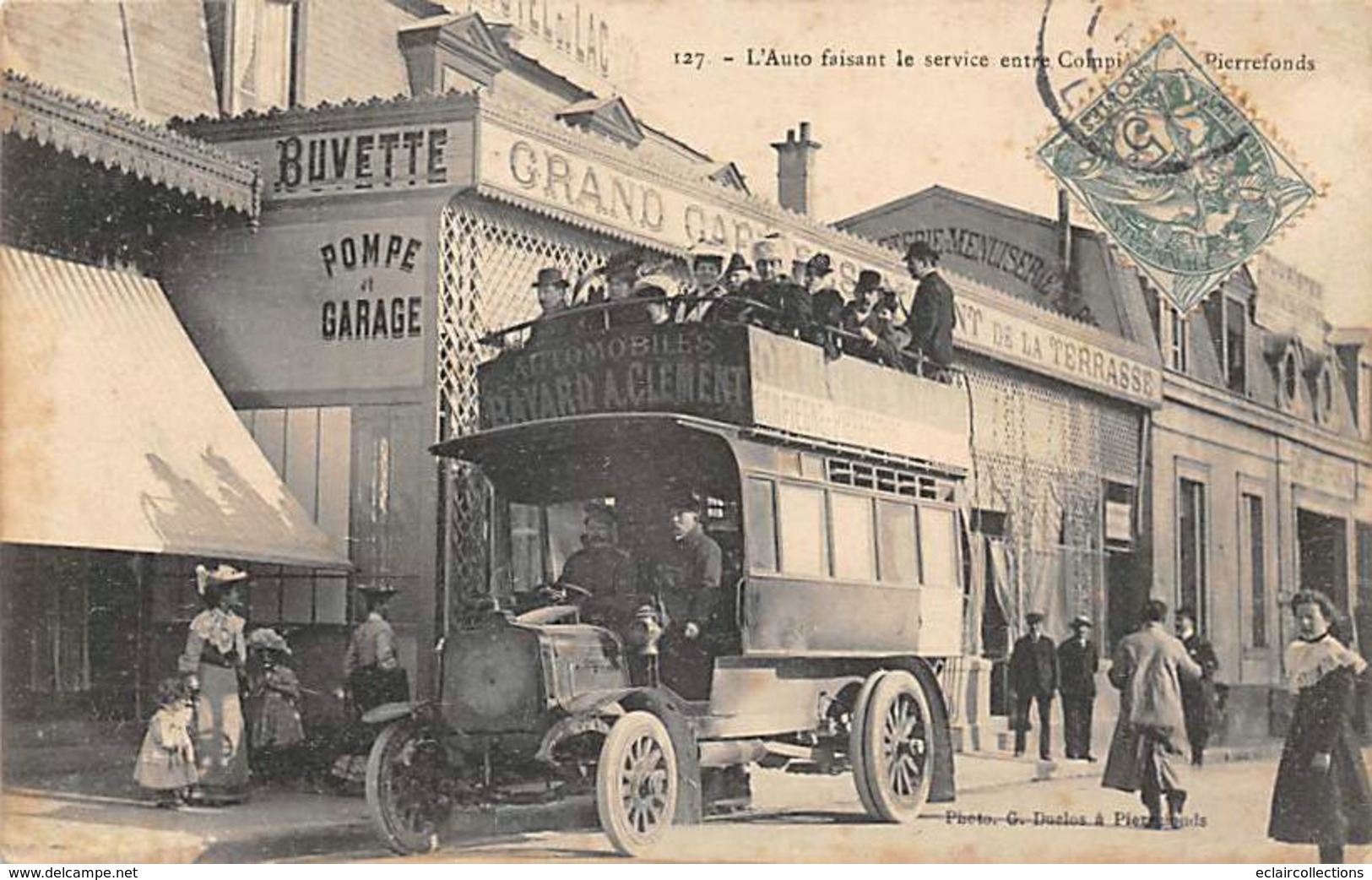 Compiègne     60     Sevice D'Auto Entre Compiègne Et Pierrefonds        (voir Scan) - Compiegne