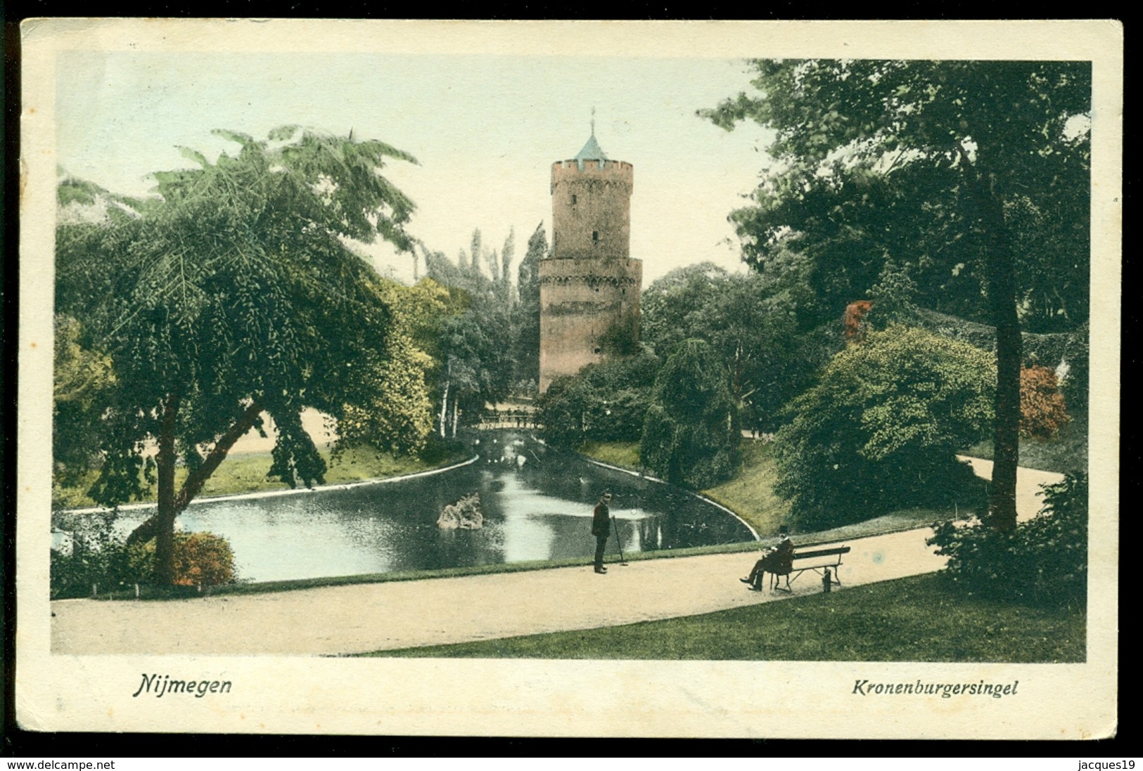 Nederland Ansichtkaart Rond 1920 Nijmegen Kronenburgersingel - Nijmegen