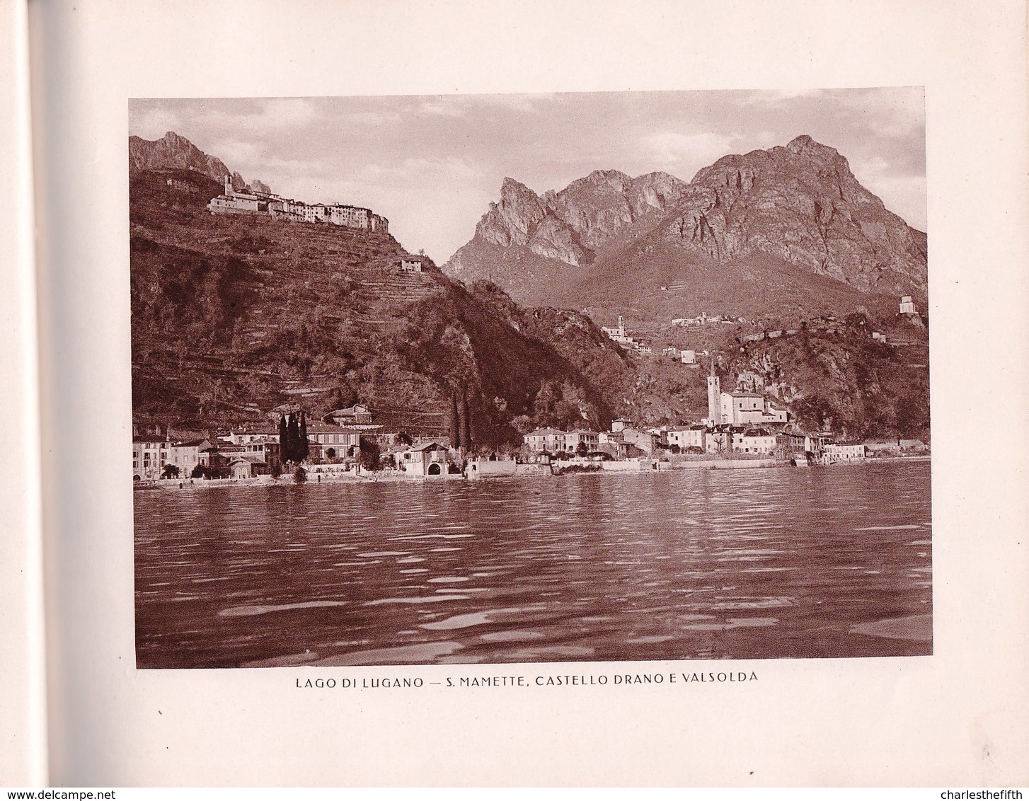 RARO !! VERS 1920 - GUIDA TURISTICA - GUIDE TOURISTIQUE *** LAGO DI LUGANO & LAGO DI COMO *** - Cuadernillos Turísticos