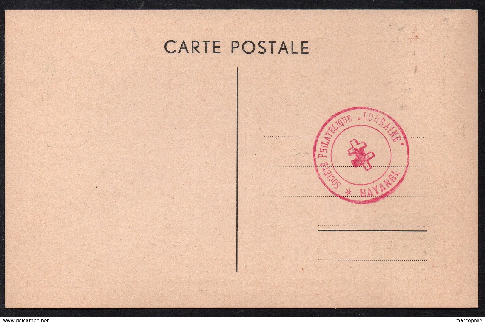 HAYANGE - LORRAINE - MOSELLE / 1960 OBLITERATION FDC JOURNEE DU TIMBRE SUR CARTE ILLUSTREE (ref LE2443) - Lettres & Documents
