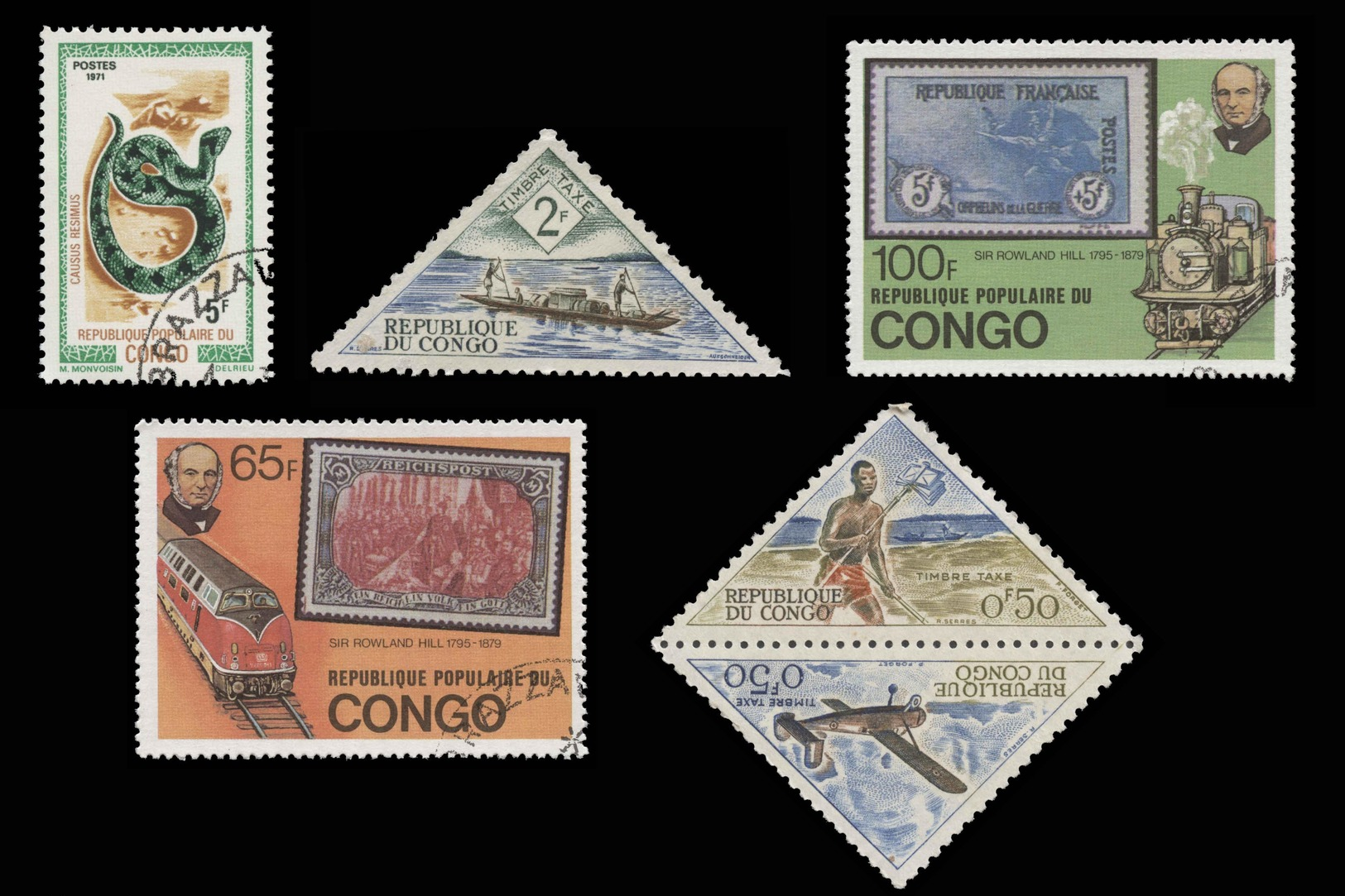 Congo Collection Of 5 Stamps - Mint/hinged