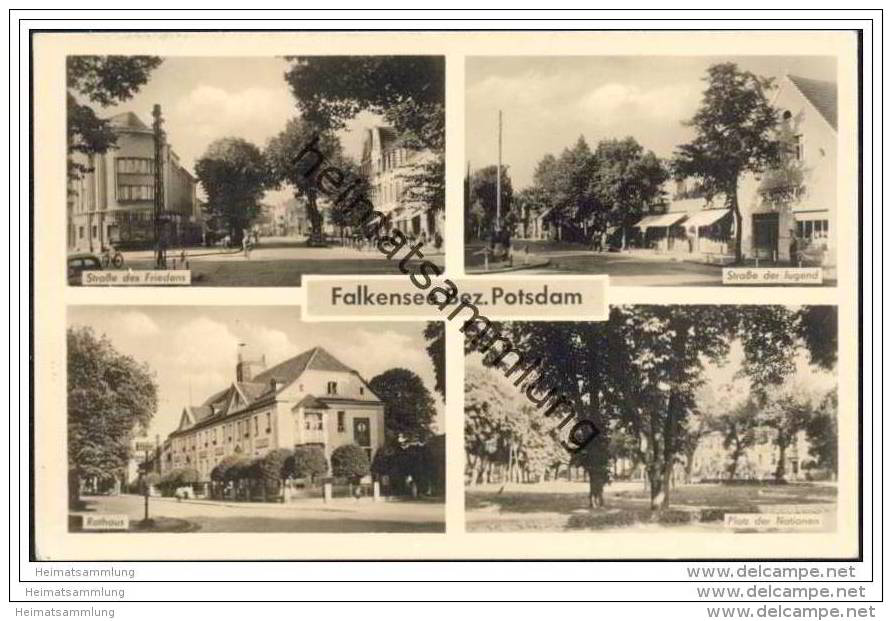 Falkensee - Strasse Der Jugend - Rathaus - Strasse Des Friedens - Falkensee