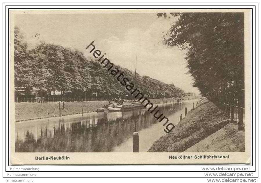 Berlin - Neuköllner Schiffahrtskanal 1929 - Neukölln
