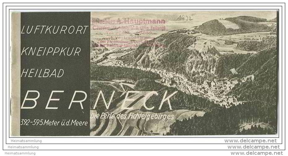 Berneck 30er Jahre - 16 Seiten Mit 16 Abbildungen - Beieren