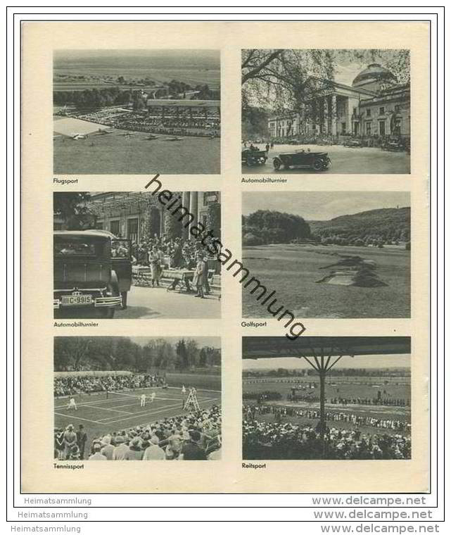 Wiesbaden 1932 - 16 Seiten Mit 50 Abbildungen - Beiliegend Hotel- Und Gaststättenverzeichnis 16 Seiten - Hesse
