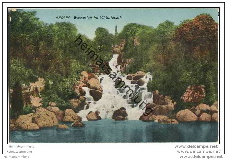 Berlin Kreuzberg - Wasserfall Im Viktoriapark - Kreuzberg