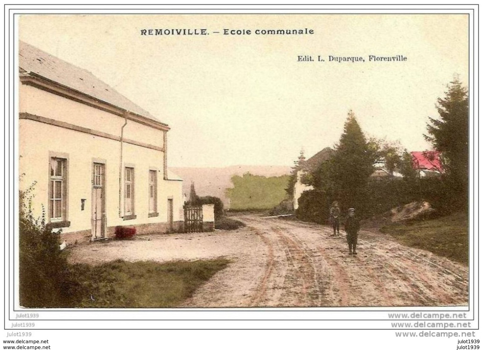 REMOIVILLE ..--  Ecole Communale . 1907 Vers ANVERS ( Mr Emile BASTIN ) . Voir Verso . - Vaux-sur-Sûre