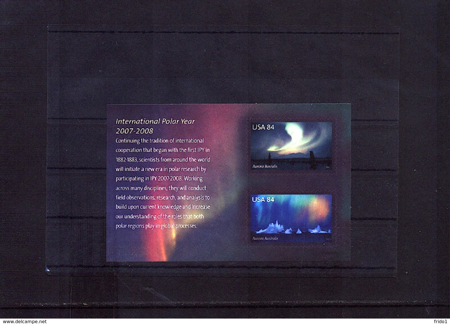 USA 2007-2008 International Polar Year MNH Stamps - International Polar Year