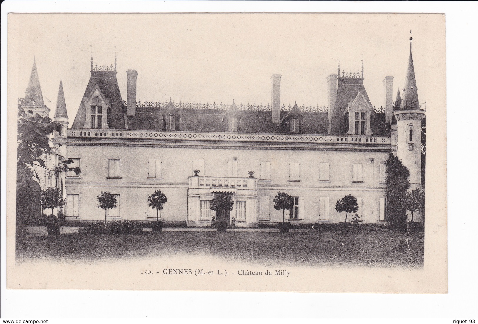 150 - GENNES - Le Château De Milly - Other & Unclassified