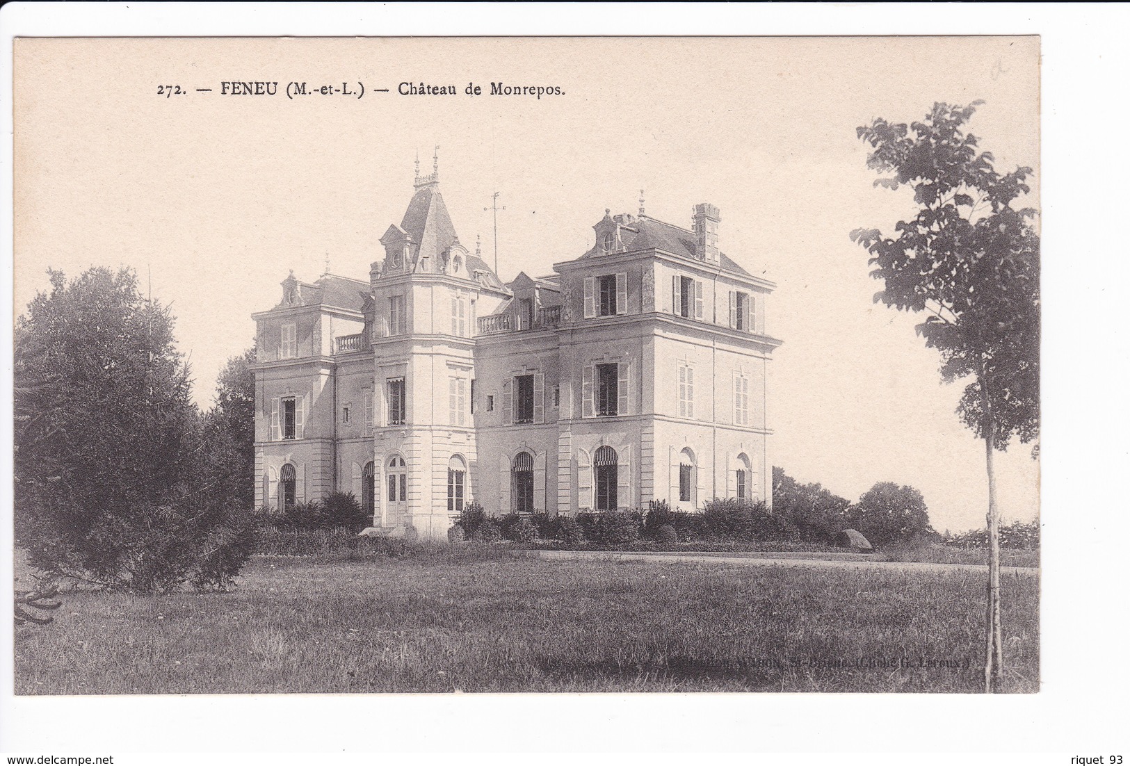 272 - FENEU - Château De Monrepos - Autres & Non Classés