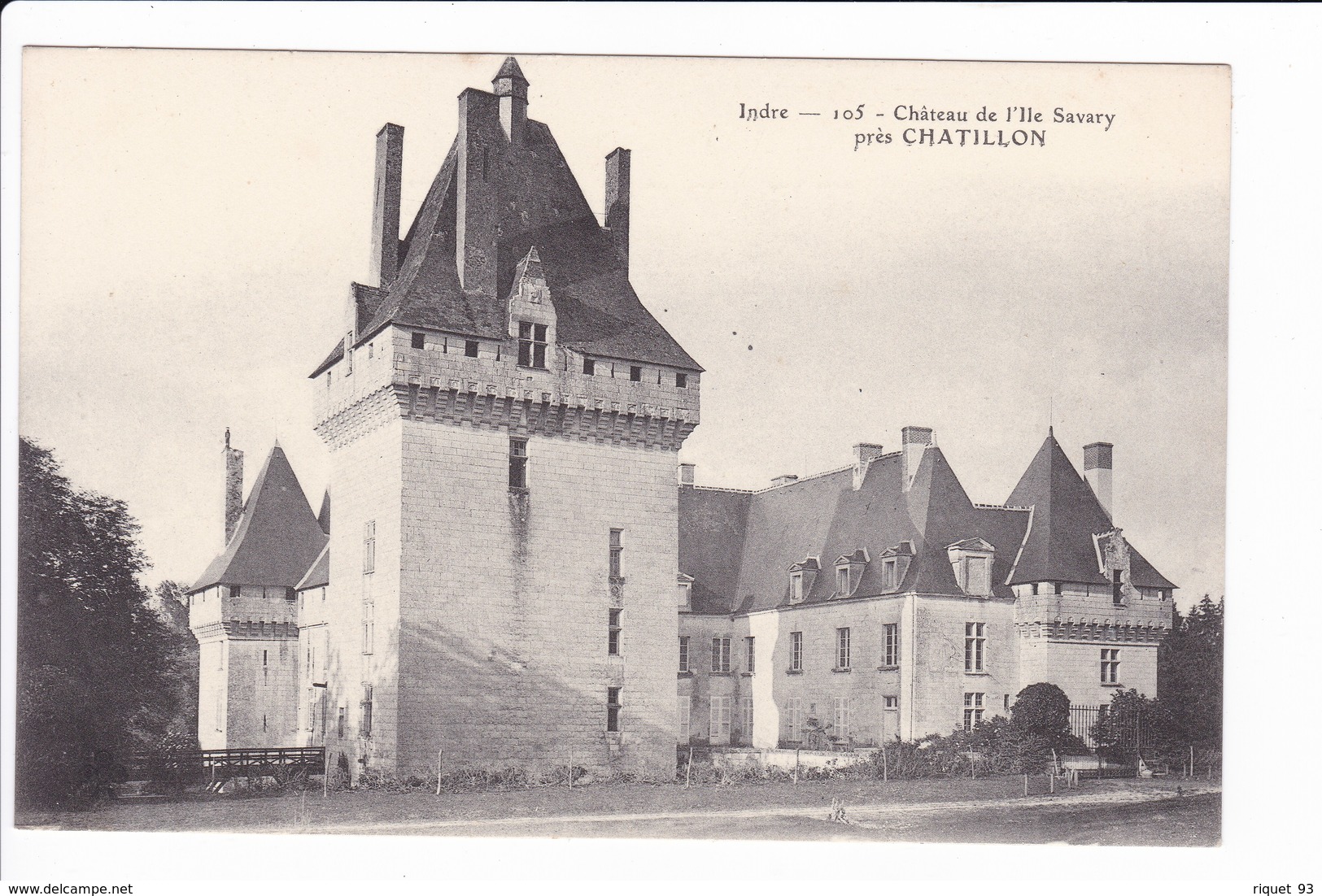 105 - Château De L'Ile Savary Près CHATILLON - Autres & Non Classés