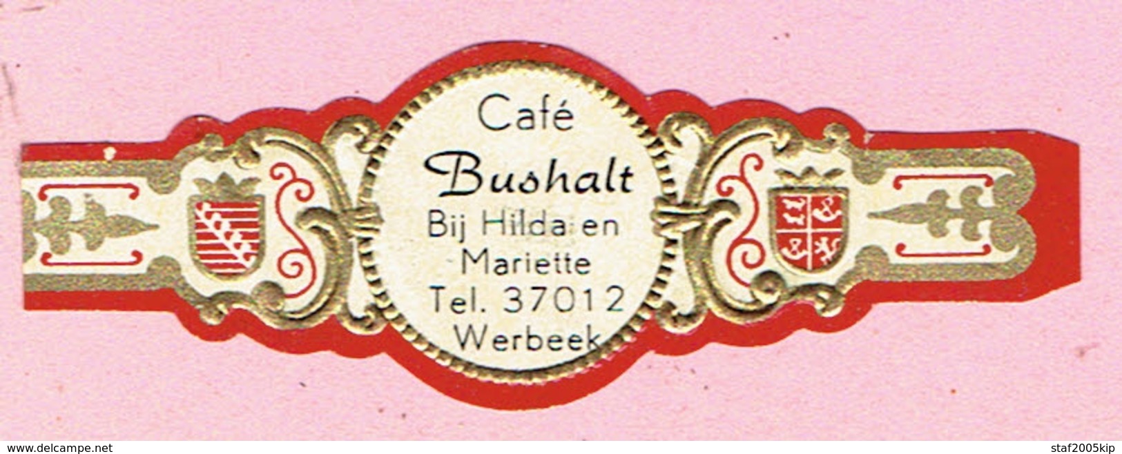 Sigarenband - Café Bushalt - Bij Hilda En Mariette - Werbeek - Bagues De Cigares