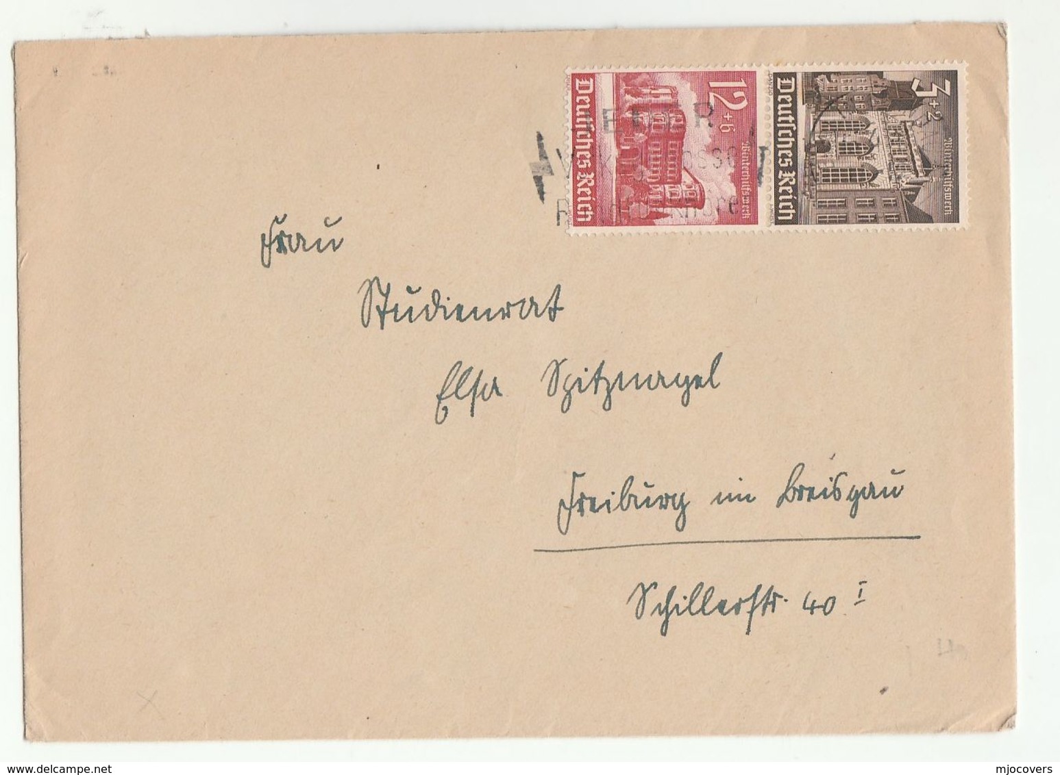 Germany COVER 1941 Winter Relief Stamps - Covers & Documents