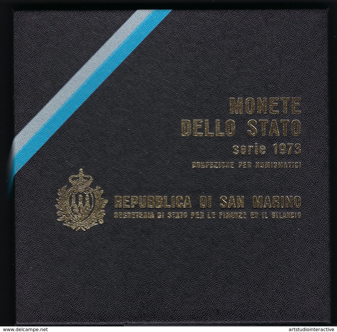 1973 SAN MARINO DIVISIONALE FDC IN FOLDER ORIGINALE - San Marino