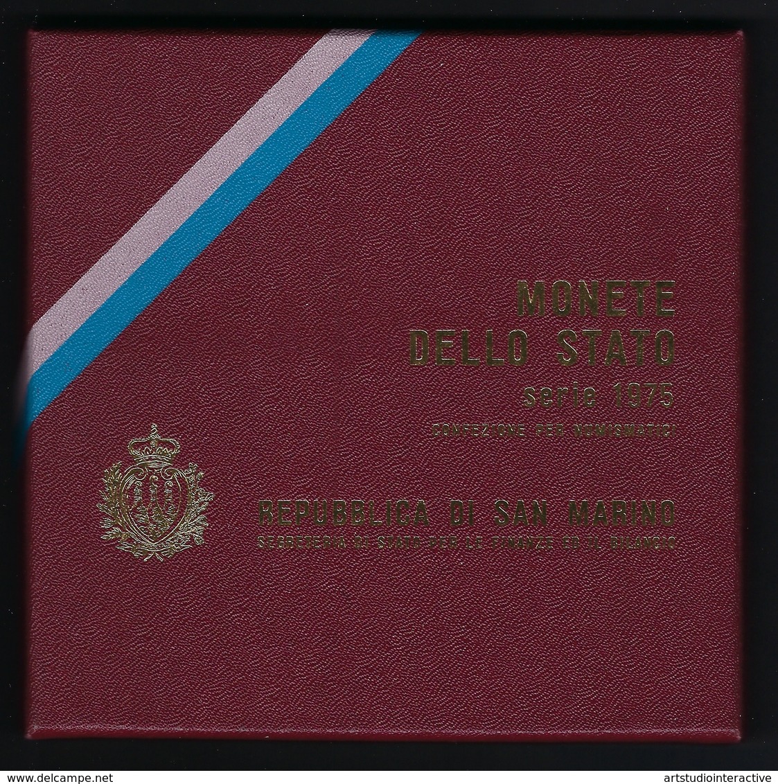 1975 SAN MARINO DIVISIONALE FDC IN FOLDER ORIGINALE - San Marino