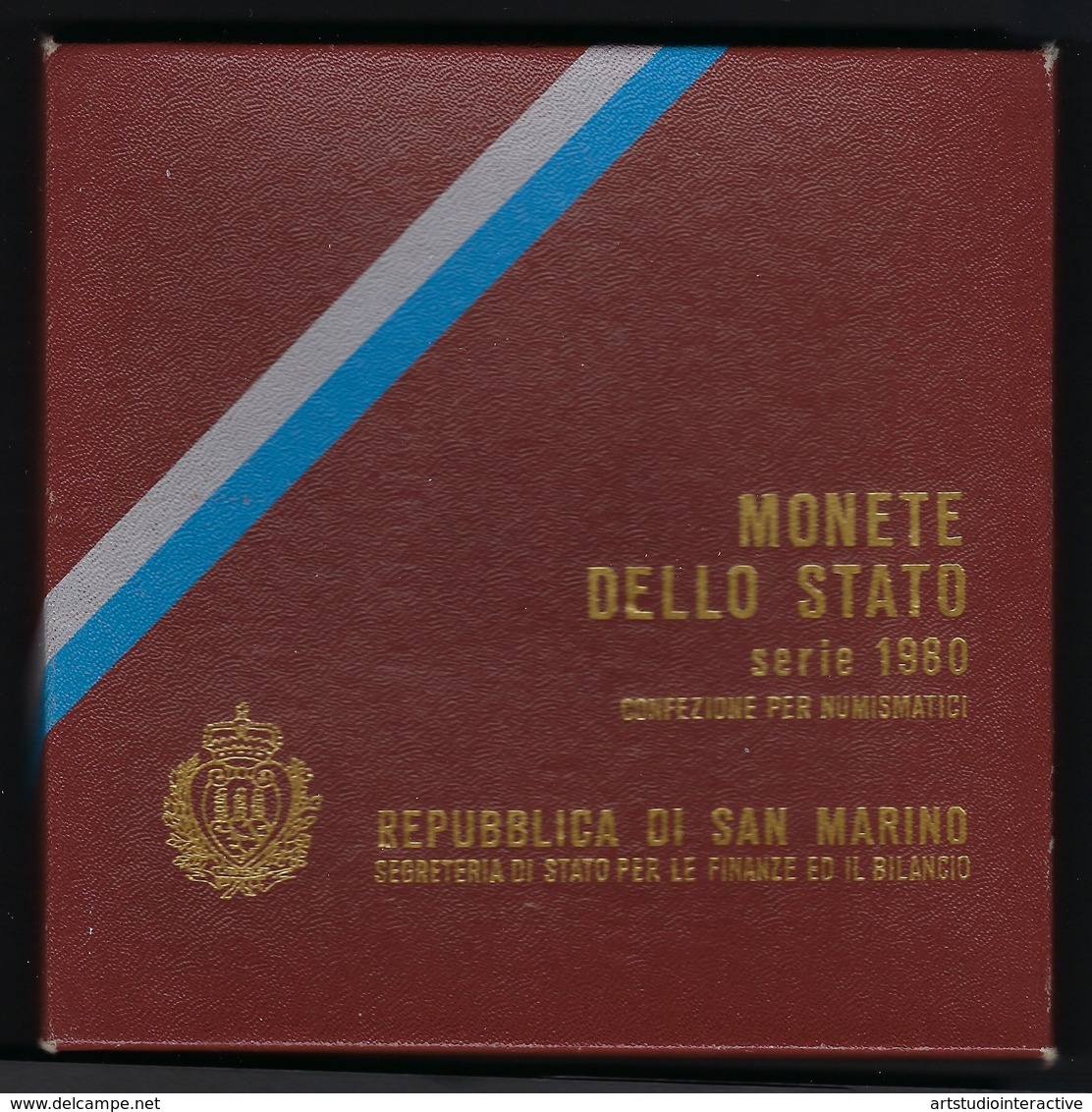 1980 SAN MARINO DIVISIONALE FDC IN FOLDER ORIGINALE - San Marino