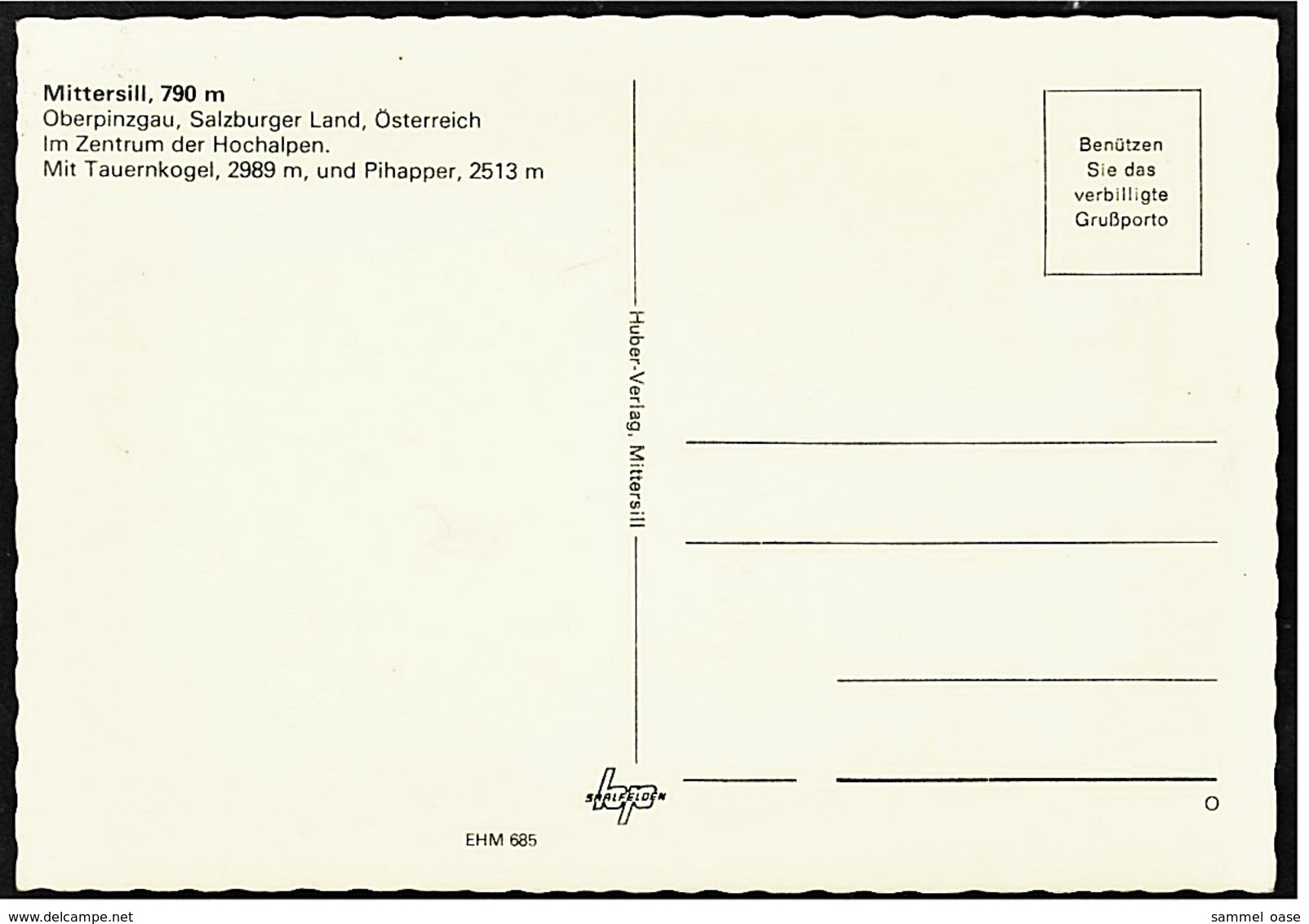 Mittersill / Oberpinzgau  -  Ansichtskarte Ca.1970   (8934) - Mittersill